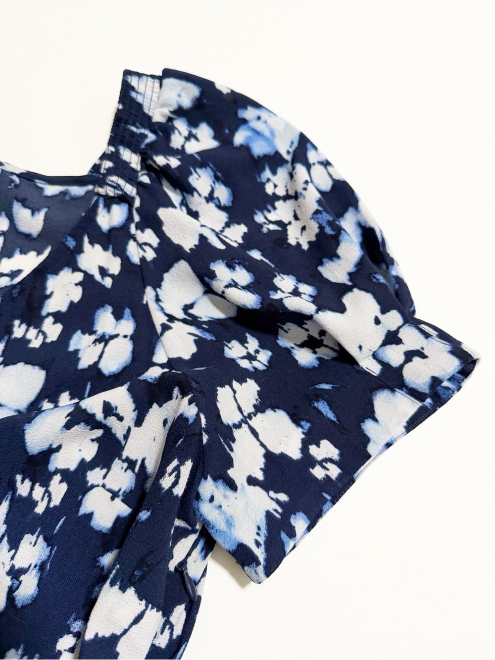 Michael Kors Abstract Tie Dye Asymmetric Hem Midi Dress - Picture 10 of 13